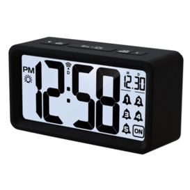Technoline WT 496 radio alarm clock DCF-77 radio clock with backlight 5 alarm clocks