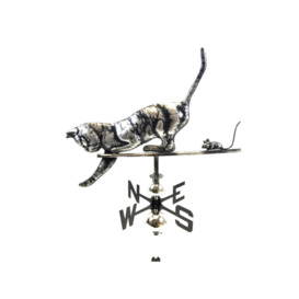 Alpine Cat And Mouse Weathervane