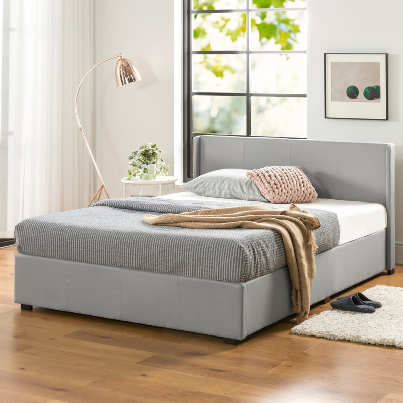 Estella Upholstered Ottoman Bed Frame with Headboard by Wayfair