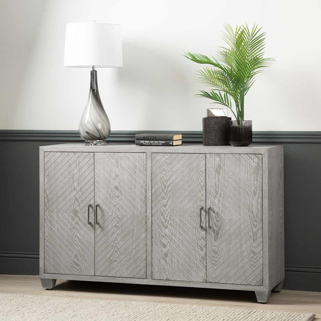 Calix 140cm Wooden Sideboard for Living Room Furniture, 4 Door Buffet