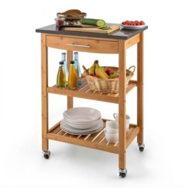 Tennessee Kitchen Trolley with Granite Top