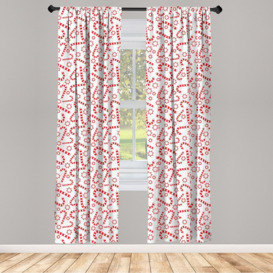 Aladin Candy Cane Slot Top Room Darkening Curtains