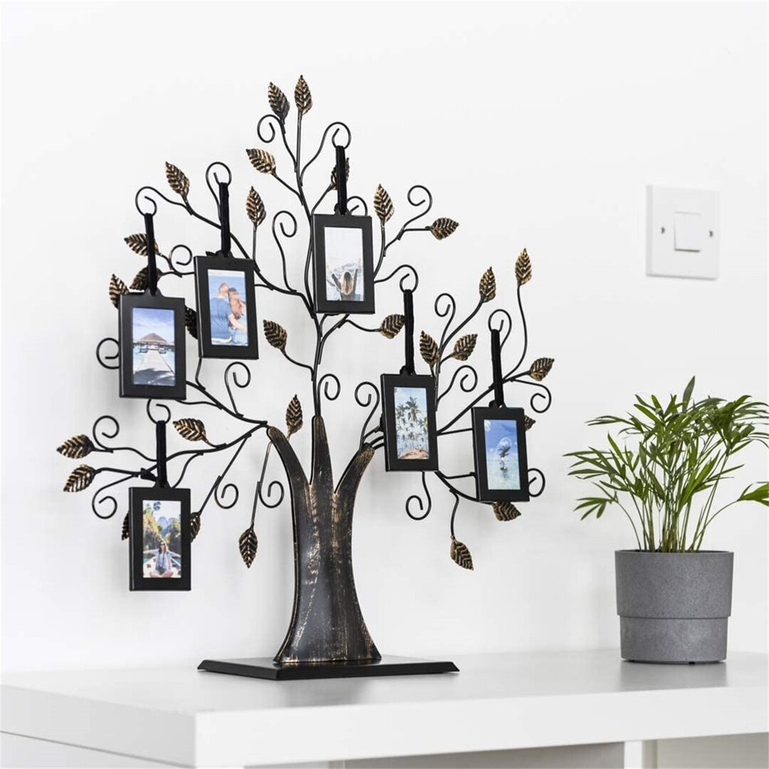 Design Family Tree Photo Frame With 6 Hanging Picture Frames by Wayfair ...