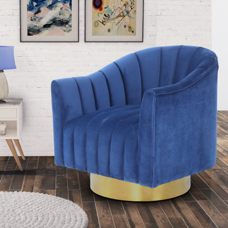Switzer Swivel Tub Chair by Wayfair