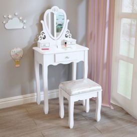 Freelon Kids Dressing Table Set with Mirror