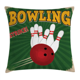 Lilly-Mai Bowling Strike Outdoor Cushion Cover