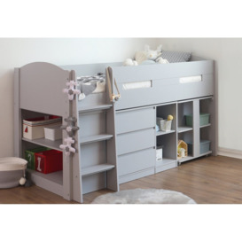 Aglandjia Single (3') 3 Drawer Cabin Bed with Bookcase by Mack + Milo