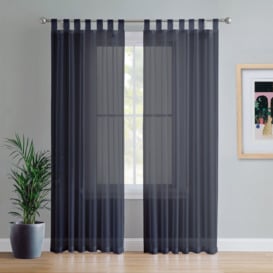 Birdsall Tab Top Sheer Single Curtain