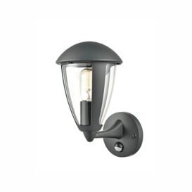 Newsburg Outdoor Wall Lantern with Motion Sensor