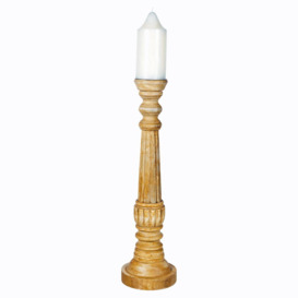 Wooden Candlestick