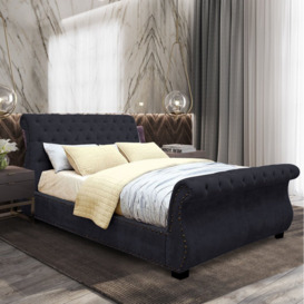 Coury Upholstered Bed Frame