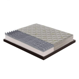 Stefield Memory Foam Mattress - 25 cm High -5 cm Memory Foam - Removable Cover - 11 Comfort Zones