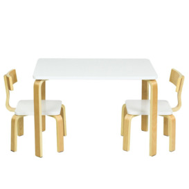 Kemah Kids 3 Piece Rectangular Activity Table and Chair Set