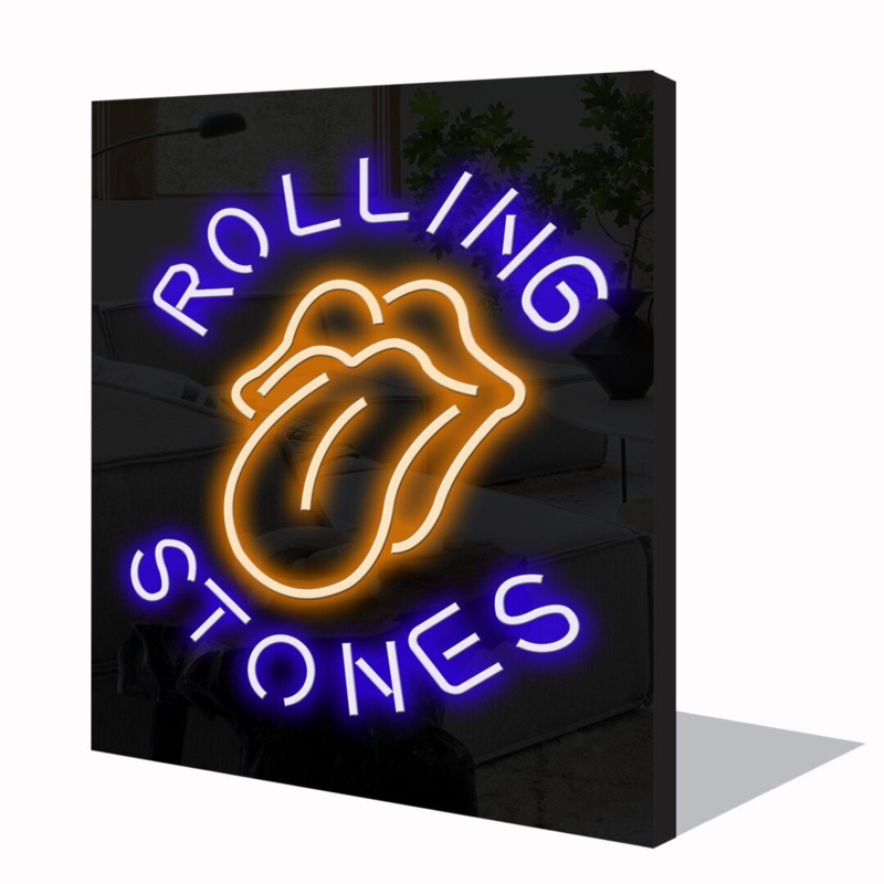 Red Rolling Stones Neon Signs Light main image 1