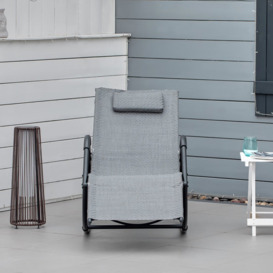 Outdoor Somerdale Rocking Plastic Chair