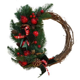 Christmas 35cm Artificial Wreath