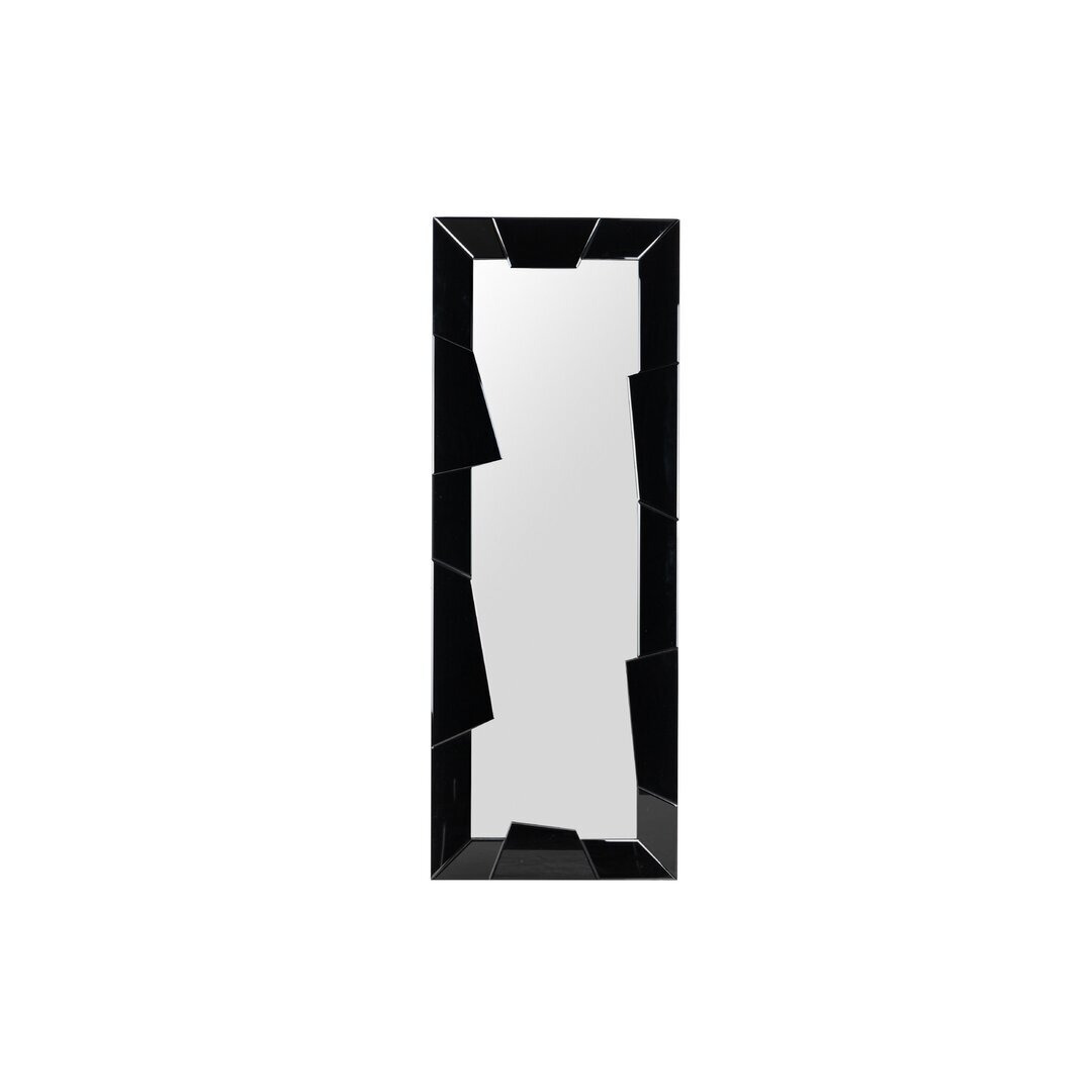 Ibri Framed Wall Mounted Full Length Mirror in Black by Wayfair