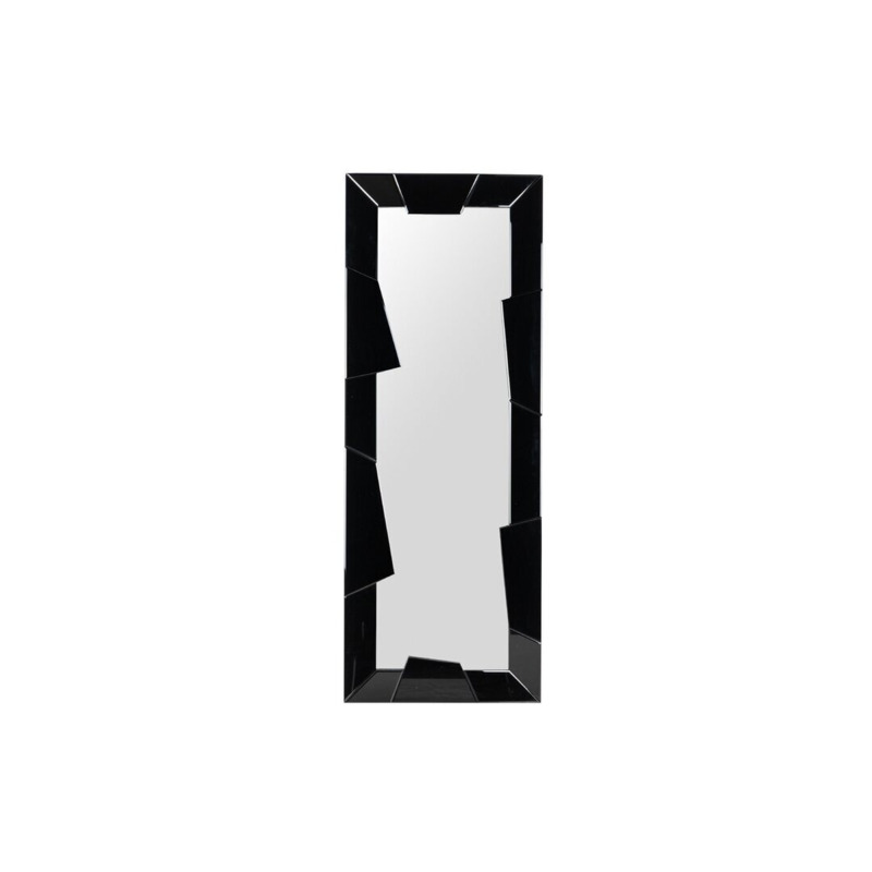 Ibri Framed Wall Mounted Full Length Mirror in Black by Wayfair