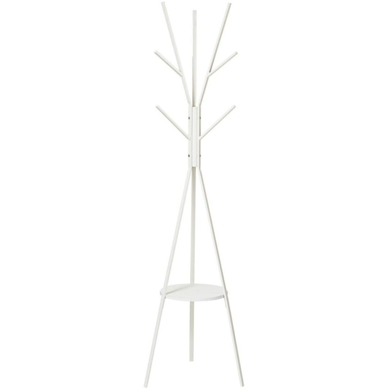 Oakhaven 8 Hook Freestanding Coat Stand with Storage by Wayfair