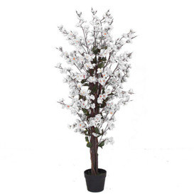 107Cm Artificial Blossom Tree in Pot Liner