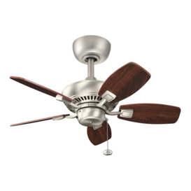 30Cm Cirincione 5 - Blade Ceiling Fan with Pull Chain and Light Kit Included