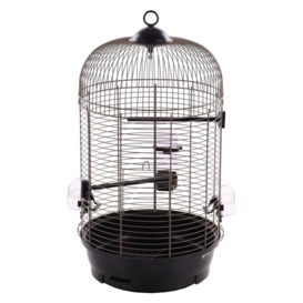 Quinnwood 67Cm Steel Dome Top Hanging Bird Cage with Perch