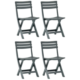 Folding Plastic Garden Chair For Indoor And Outdoor Use - White