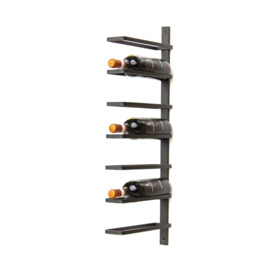 Wall Mounted Wine Rack For 7 Bottles
