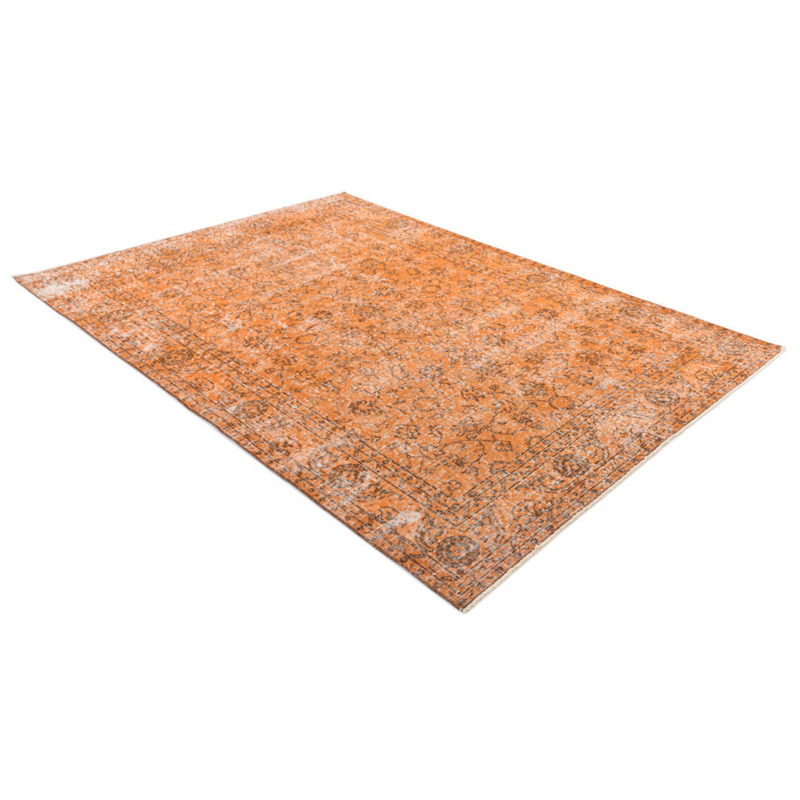 Wool Rug in Orange by Wayfair