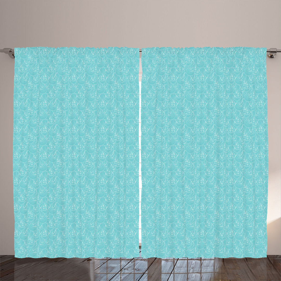 Polyester Standard Rod Pocket Curtain Pair by Wayfair