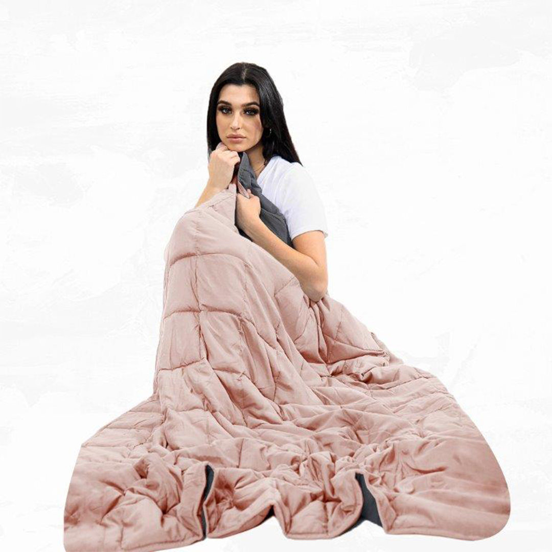 Abdo Reversible Microfibre Weighted Blanket by Wayfair