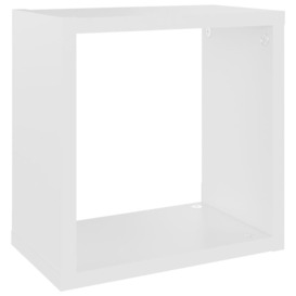 Vidaxl Wall Cube Shelves 4 Pcs White 26X15x26 Cm