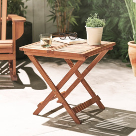 Andrina Folding Wooden Side Table