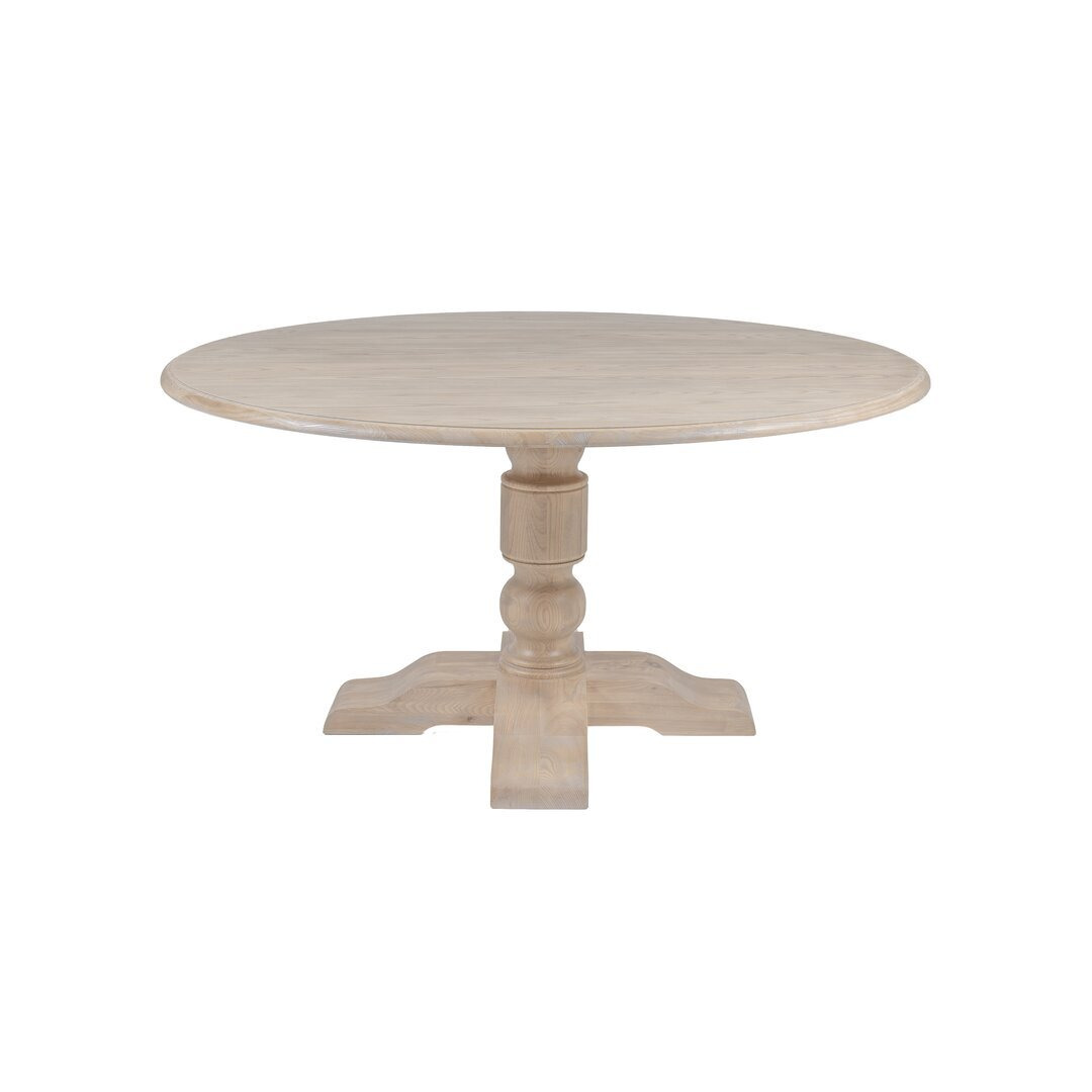 Raffertie 152 Cm Solid Wood Pedestal Dining Table by Wayfair | ufurnish.com