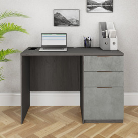 Lardale 2 Piece Rectangular Writing Desk Office Set