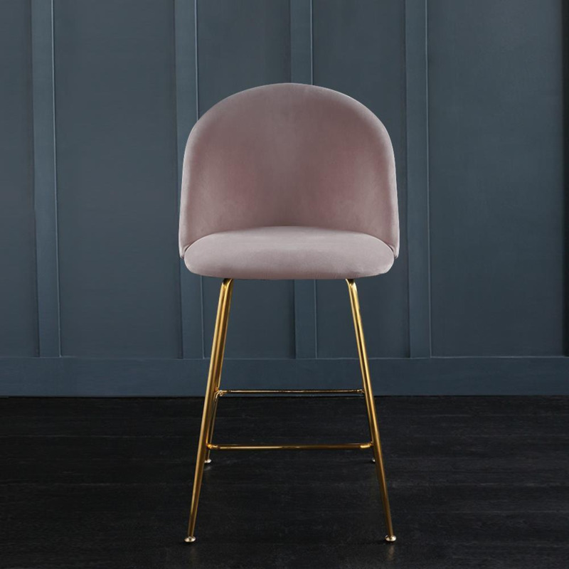 Albany Bar Stool Mink Seat Dull Gold Base Where Saints Go by