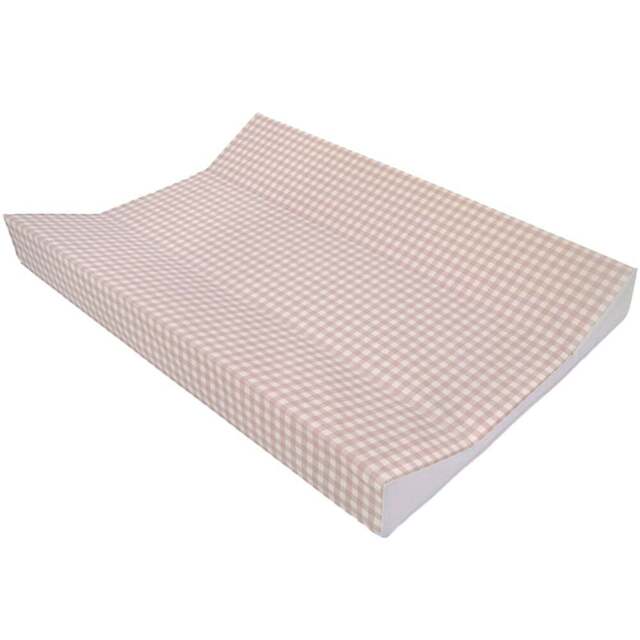 Clair de Lune Baby Gingham Anti Roll Wedge Changing Mat - Size: 69 x 44 ...
