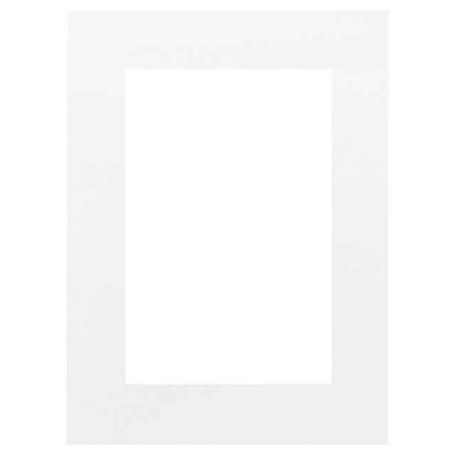 Ivory Rectangular Photo Frame Mount 12 x 8 inch - Size: A4 - White ...