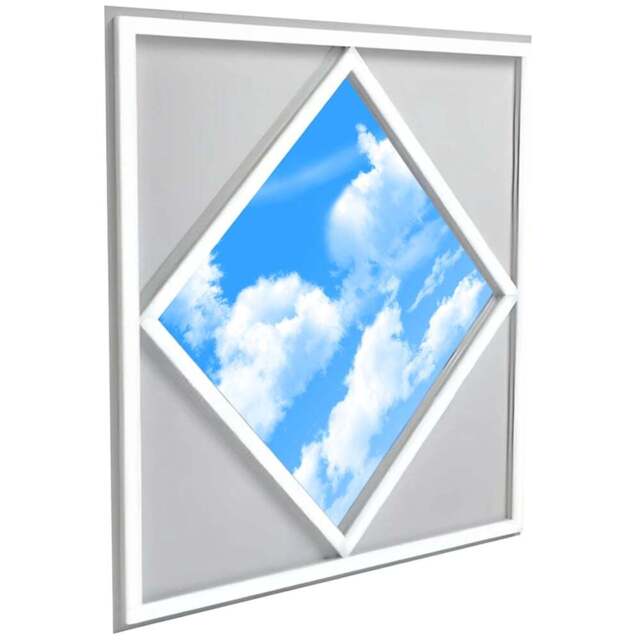 ENER-J 70W 6500K Cool White Diamond Sky and Cloud Ceiling LED Panel ...
