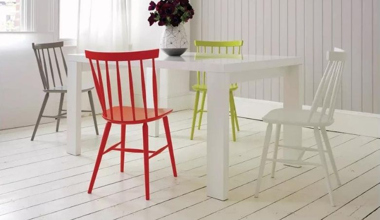 Talia Pair of Spindle Back Dining Chairs by Argos