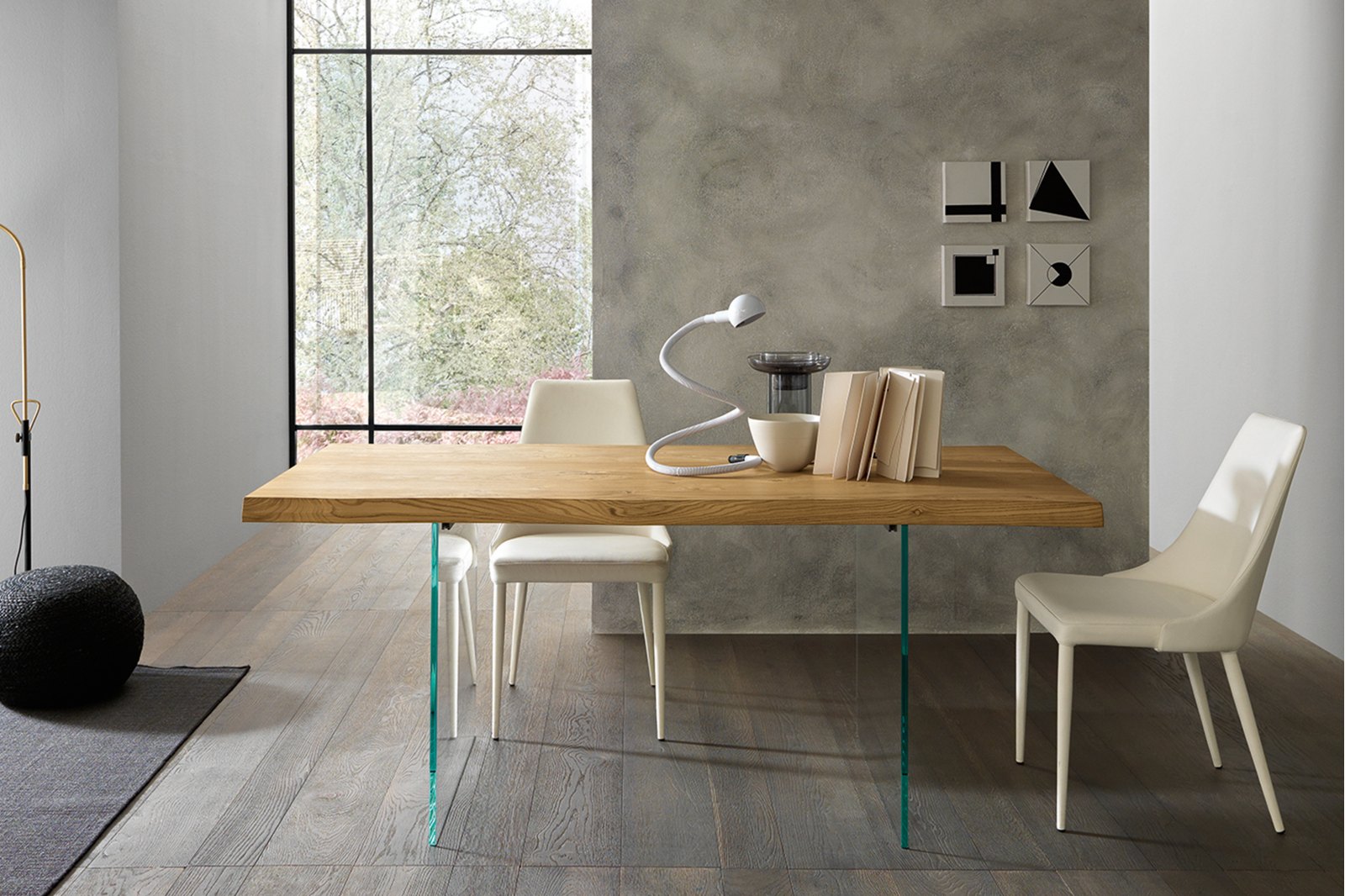 Meridiano Oak Dining Table 180cm, Brown By Pepper Sq