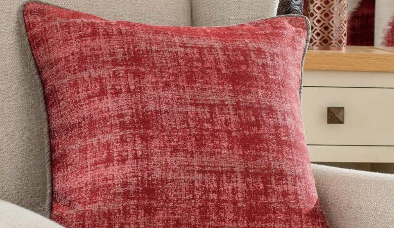 Morocco Red Cushion Red By Dunelm