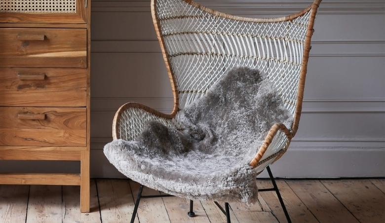 Oslow Mini Winged Wicker Chair By Graham & Green