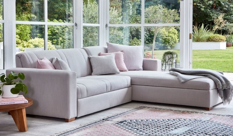 Launceston 3 Seater Storage Chaise Sofa Bed by Darlings of Chelsea