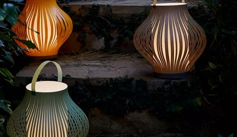 LED Colour Changing Outdoor Lantern, Agave by John Lewis & Partners