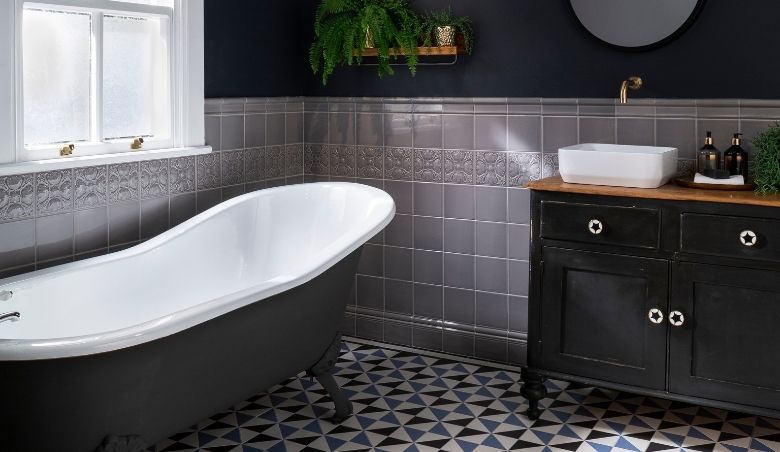 Topps Tiles Autumn Winter Bathroom Tile Trends