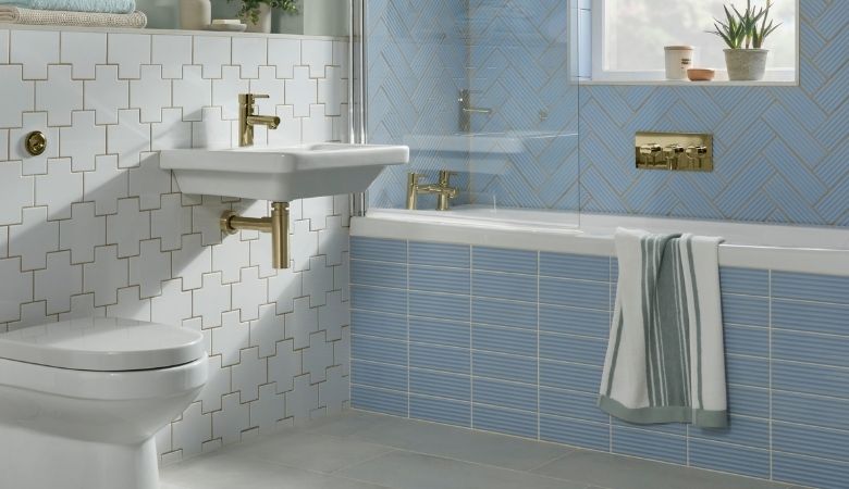 Mix and match tile trend with Topps Tiles and ufurnish.com
