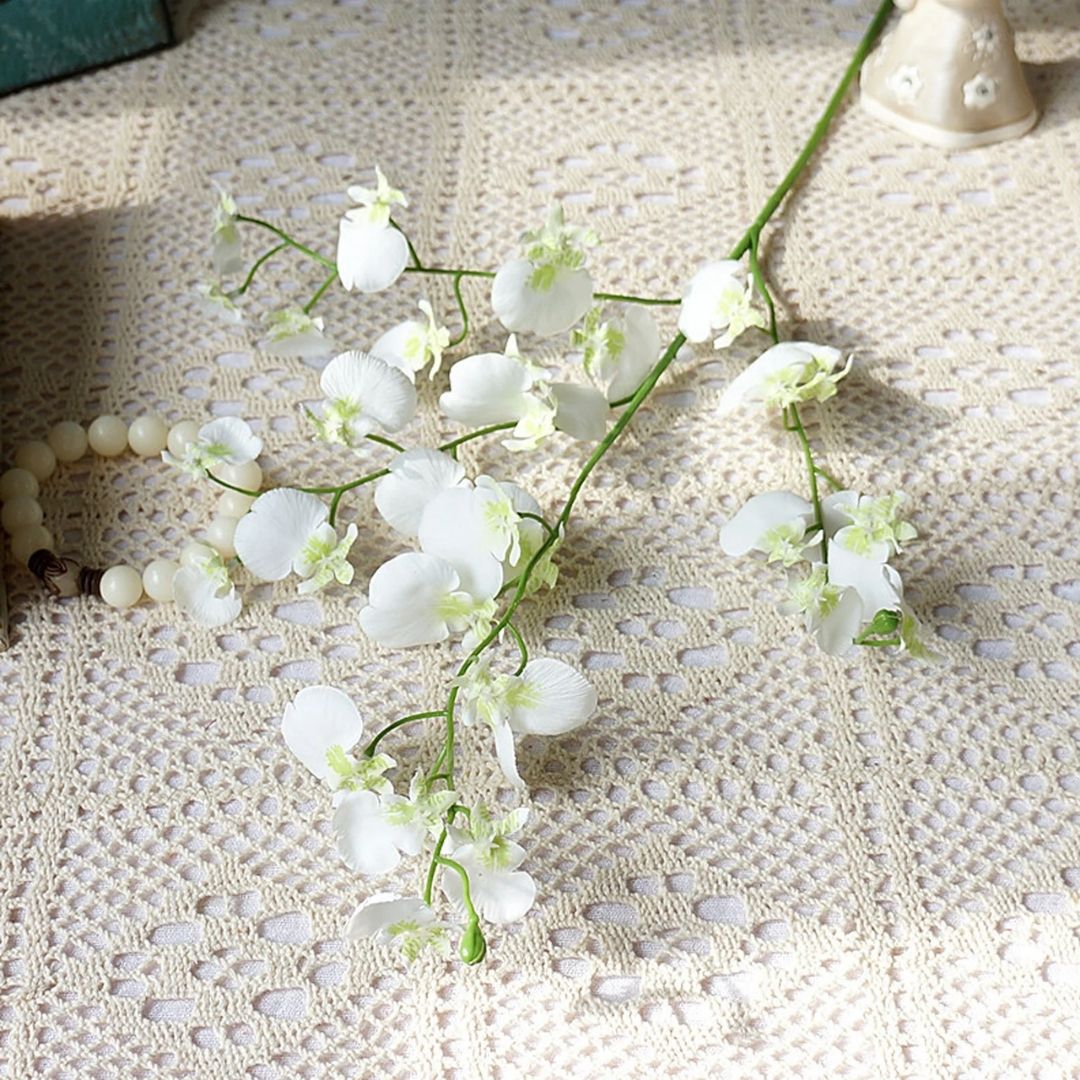 Dancing Peacock Orchid Stems by Wayfair