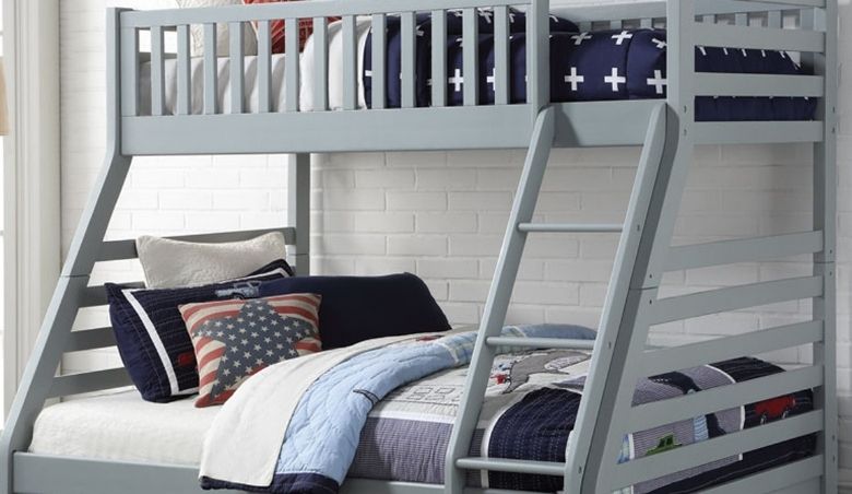 Space Bunk Bed - Space Childrens 30 Bunk Bed in White by Furniture World via ufurnish.com