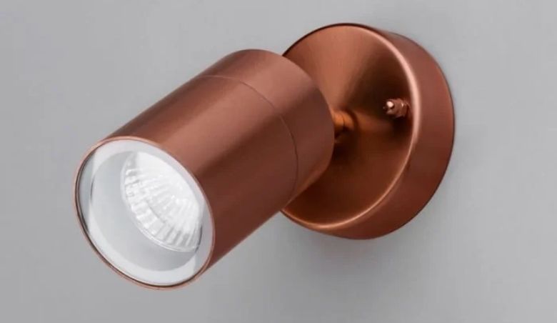 Kenn 1 Light Adjustable Outdoor Wall Light - Copper By litecraft